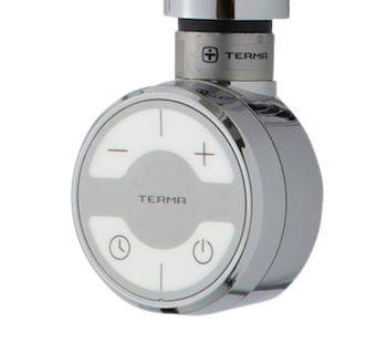 TVS 300 watt elvarmelegeme med timer i krom