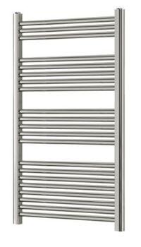 Alterna Norm forkromet håndklæderadiator med lige rør på 1150 x 600 mm