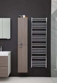 Kriss Apollo forkromet plan håndklædetørrer på 1180 x 600 mm