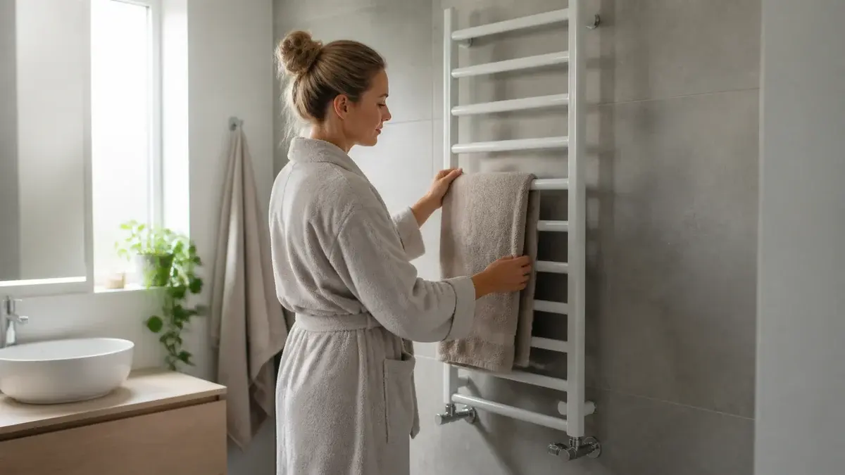 Håndklædetørrer som radiator: Hvad kan den varme?
